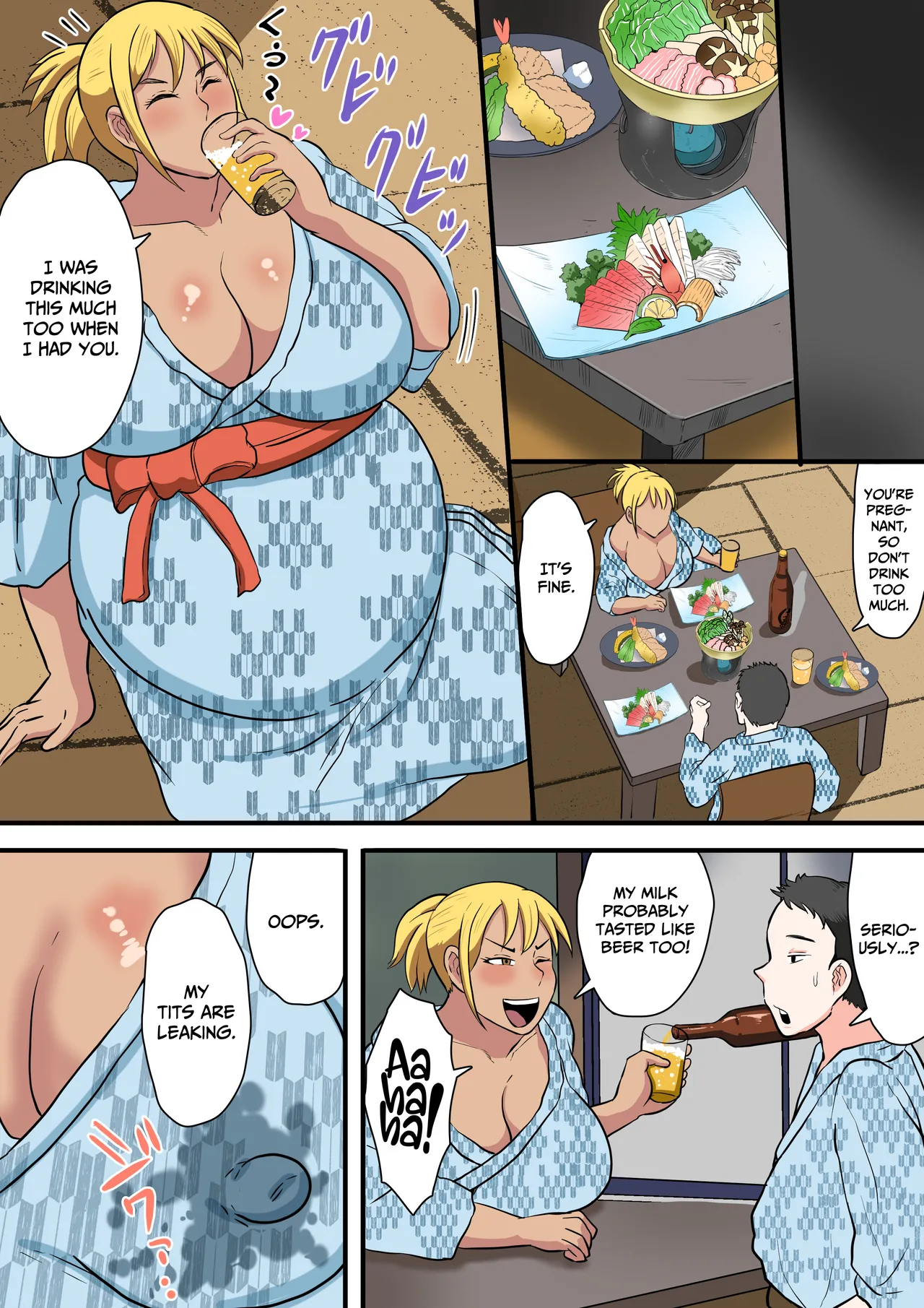 Moto Yan Kaa-chan wa Botebara Ninshin page 12 full