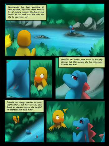 [DarkMirage] Charmander Loves Totodile [Hi-Res] cover