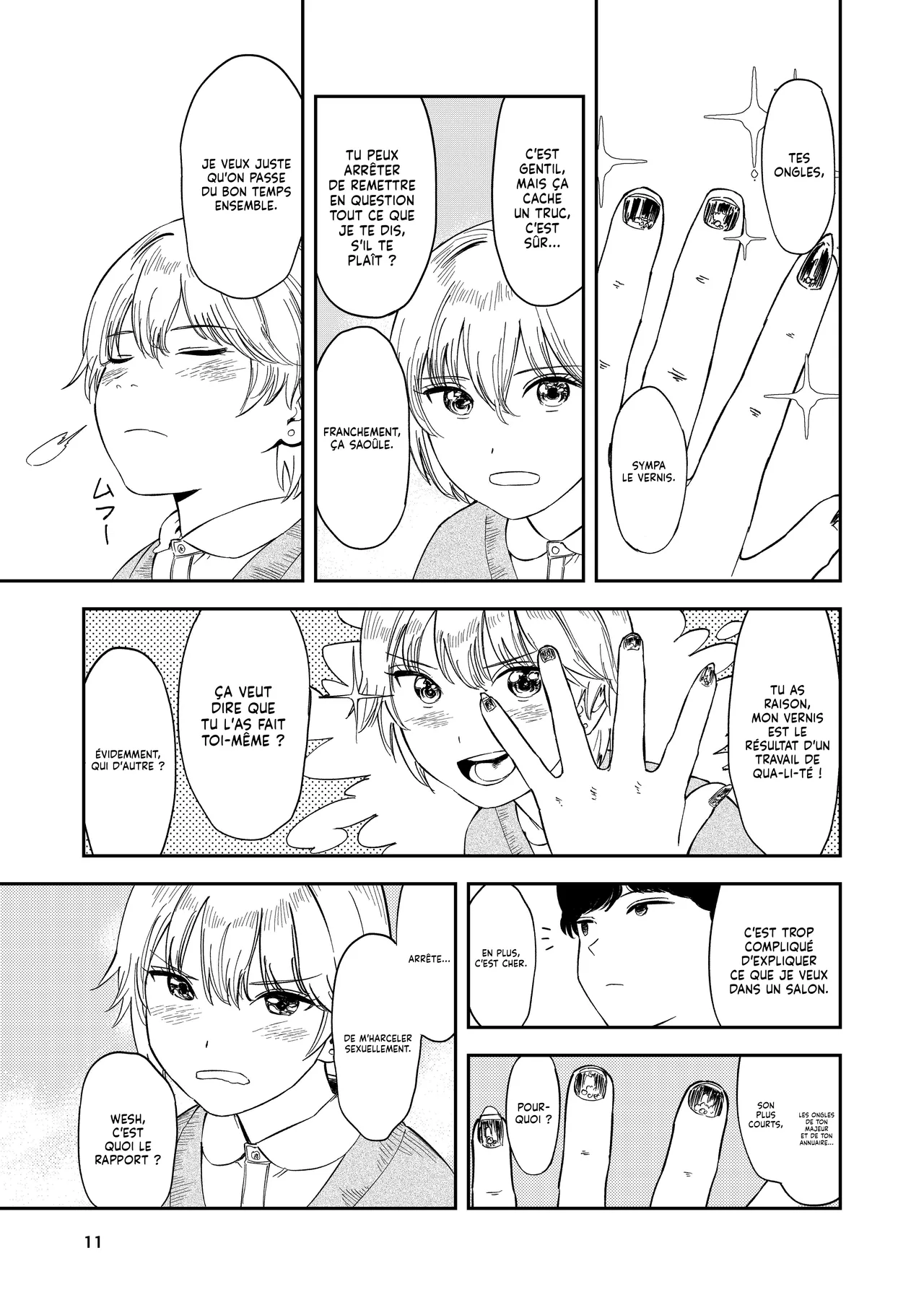 Itsumo Sokkenai no ni Ecchi suru Toki dake "Suki! Sukiii!" tte Naru Kyonyuu Kouhai Gal | Ma Petite Amie à la Poitrine Plantureuse croit que j'ai une préférence pour les petits Seins page 11 full