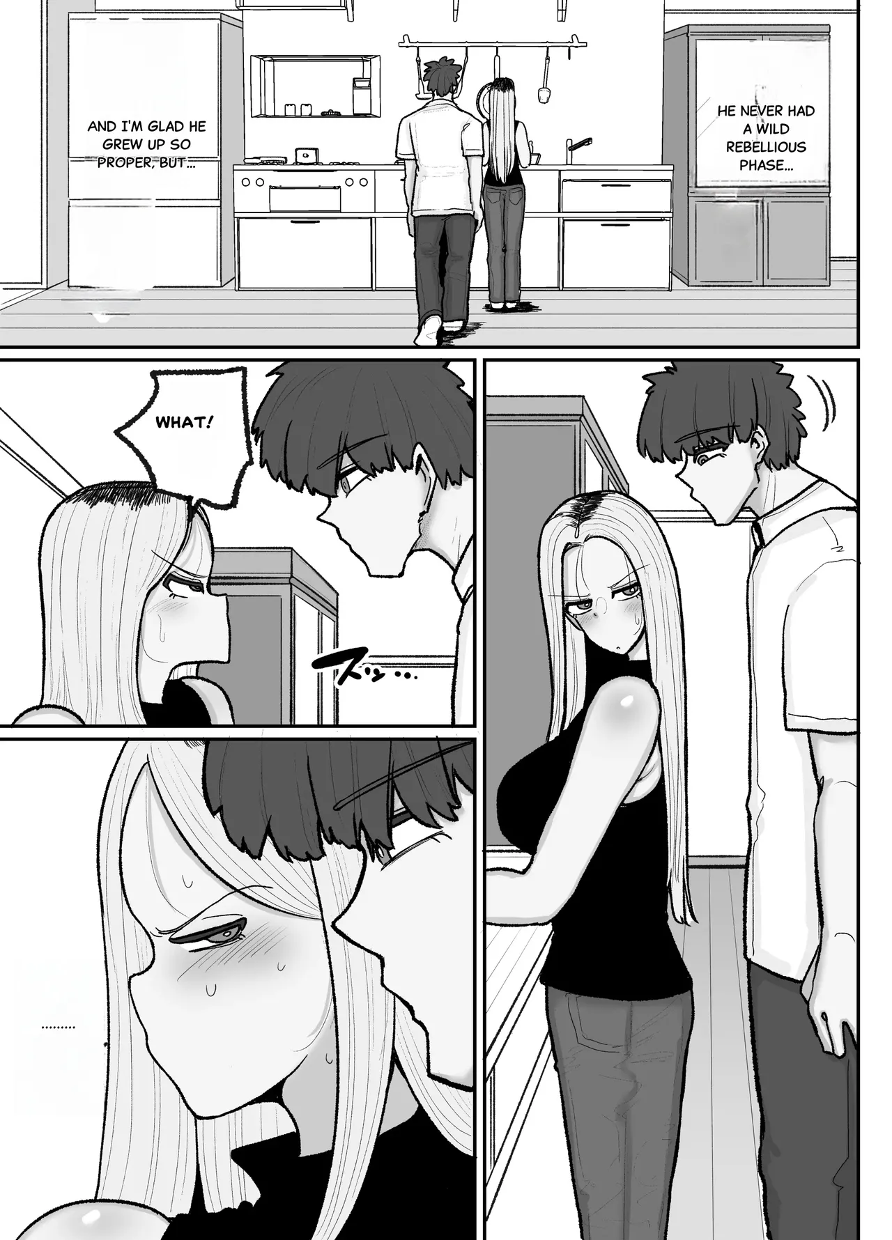 Hitori Musuko to Kindan no Kisu Hame Nakadashi Shite Shimau Moto Yanmama Ōto Miyako page 12 full