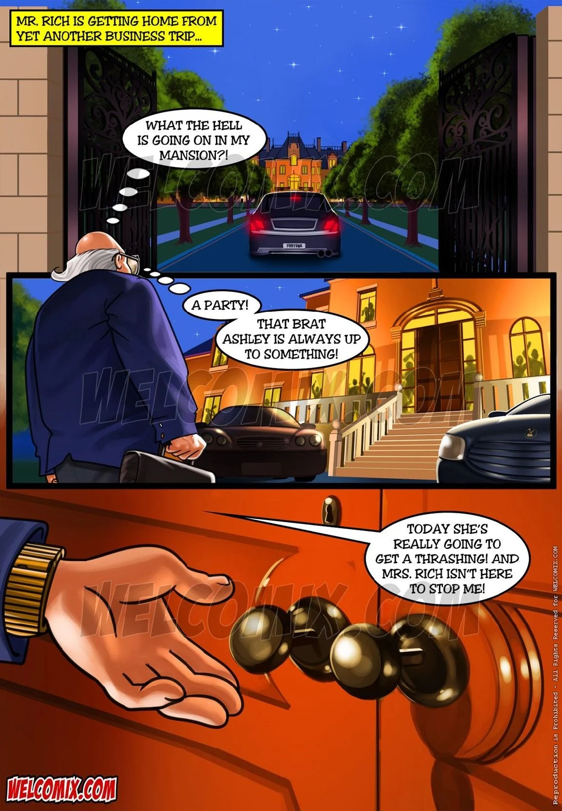 Pleasure Mansion in Raging party at the mansion page 2 full