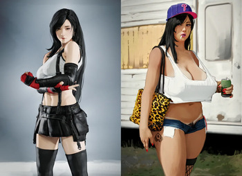 [Diathorn] The decline of Tifa Lockhart cover