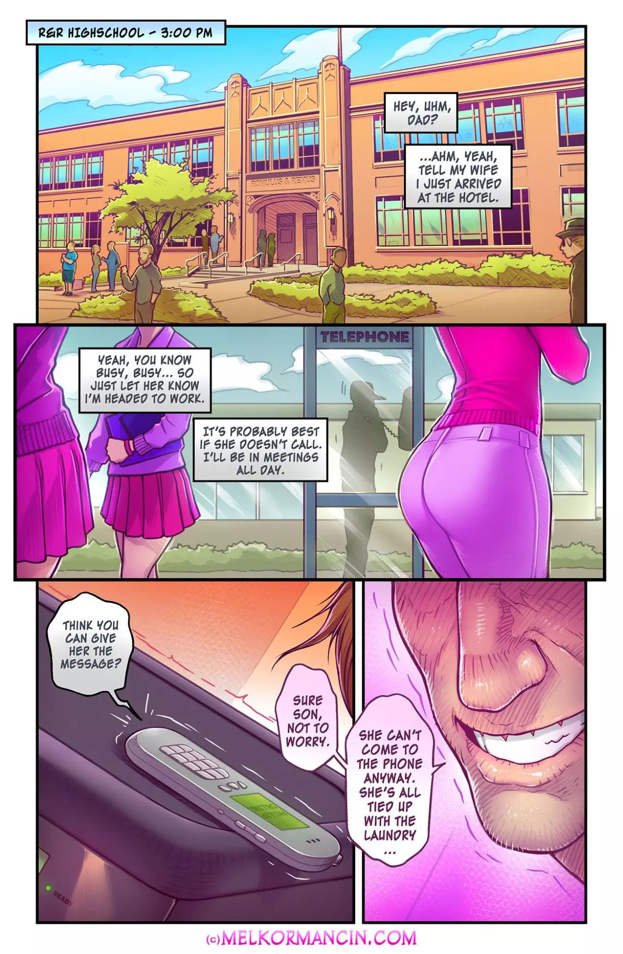 The Naughty In-Law Zero 2 Family Ties page 2 full