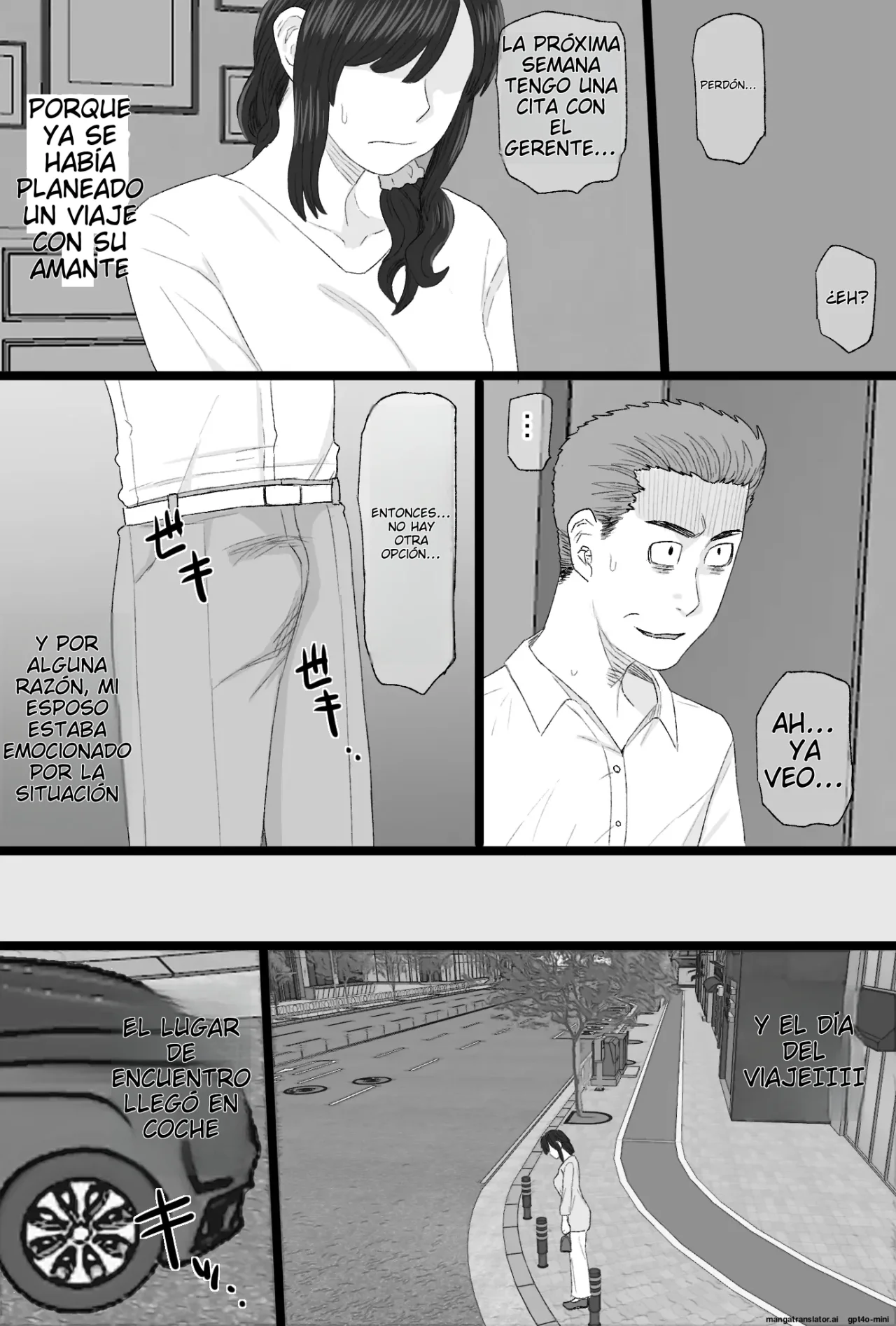 Senshoku Tsuma 8 ~4P Furin Onsen Ryokou Hen~｜Esposa Infiel 8 ~Viaje a la Fuente Termal de Infidelidad de 4 Personas~ page 3 full