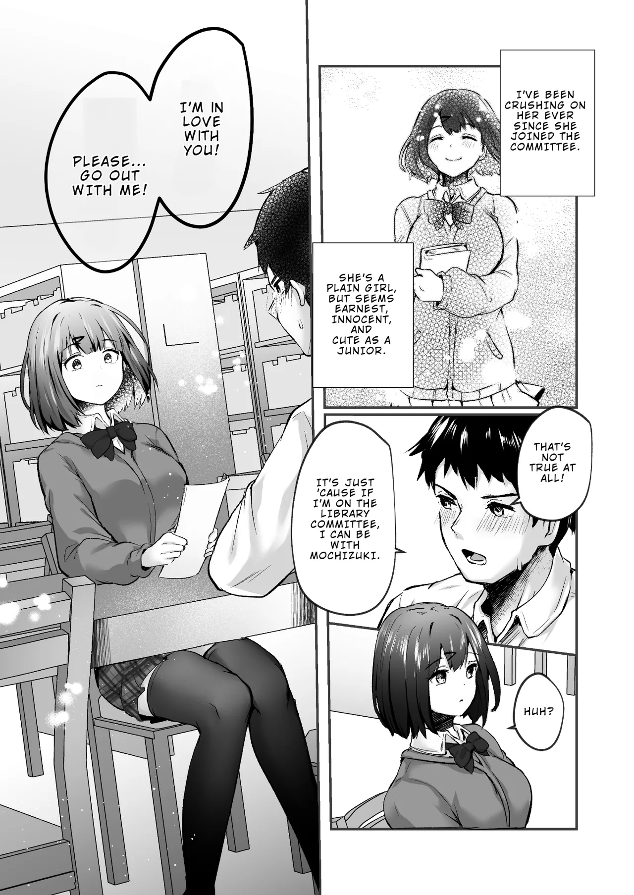Senpai, Tabete mo Ii desu ka? | Senpai, is it okay for me to eat you up? page 4 full