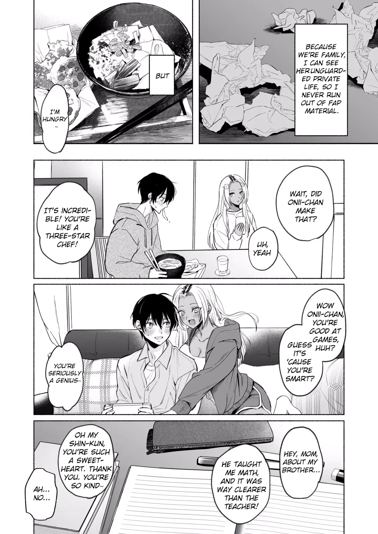 Kuro Gal Kyonyuu Gimai wa Boku o Yasashiku Sakusei Shitai page 11 full