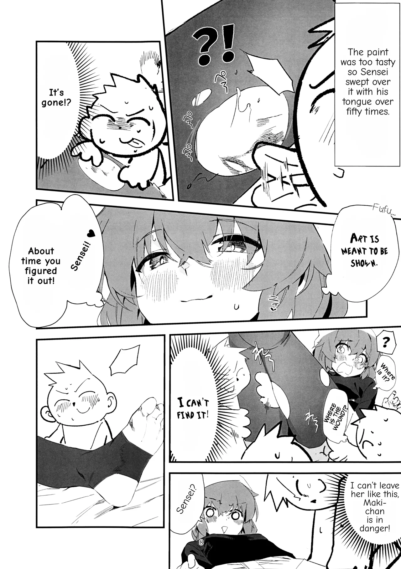 Maki, Hebi ni Kamareta!? page 7 full