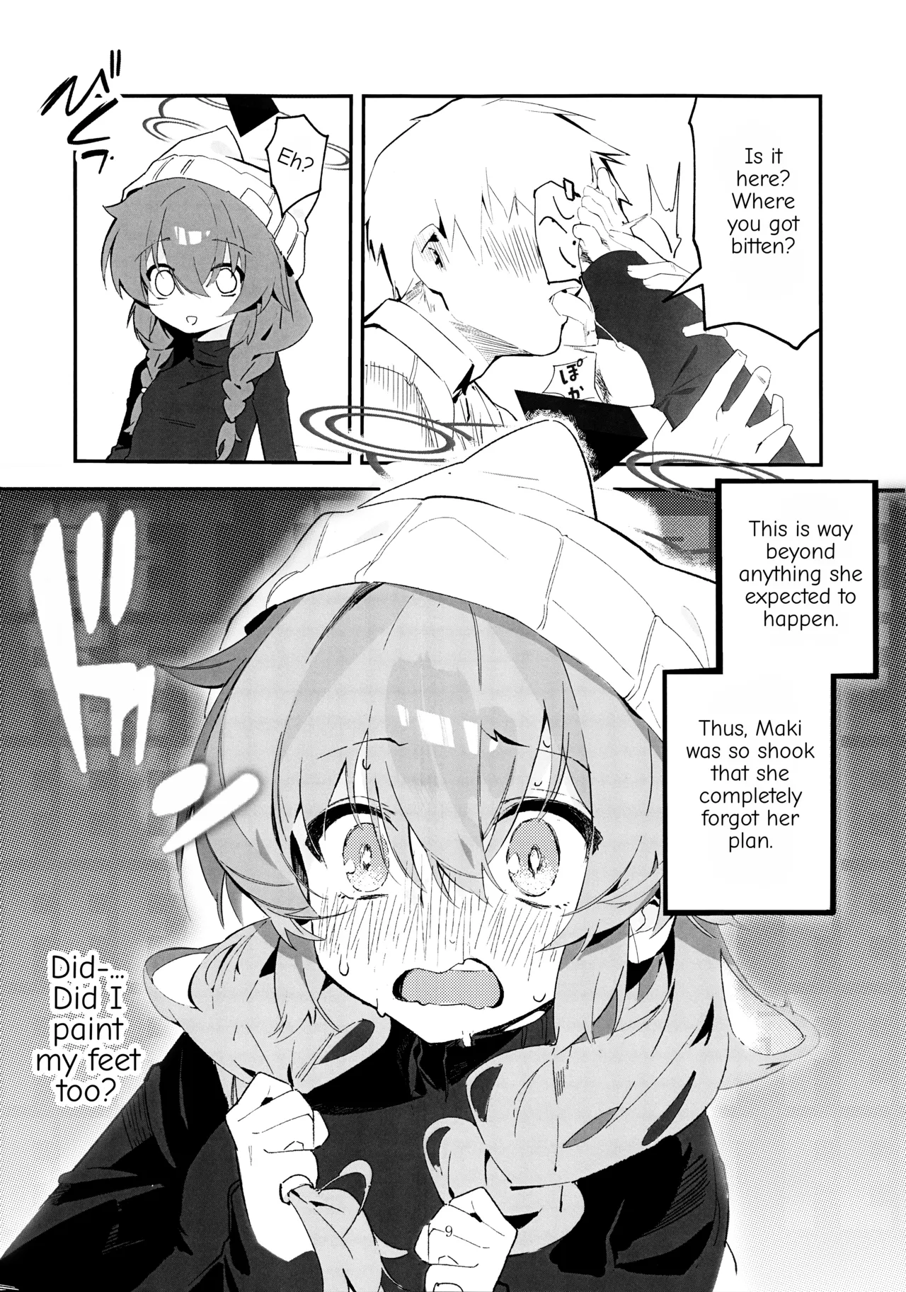 Maki, Hebi ni Kamareta!? page 8 full