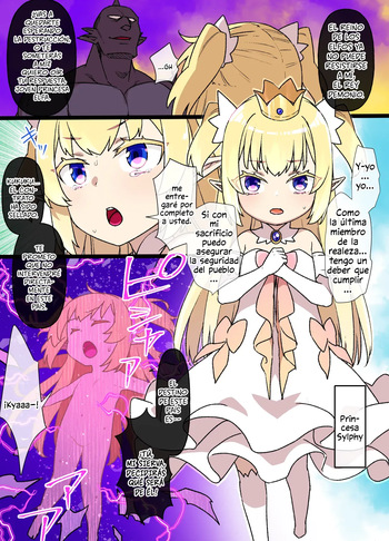 [Kusayarou] Erufu no oujo to maou no keiyaku [Spanish] cover
