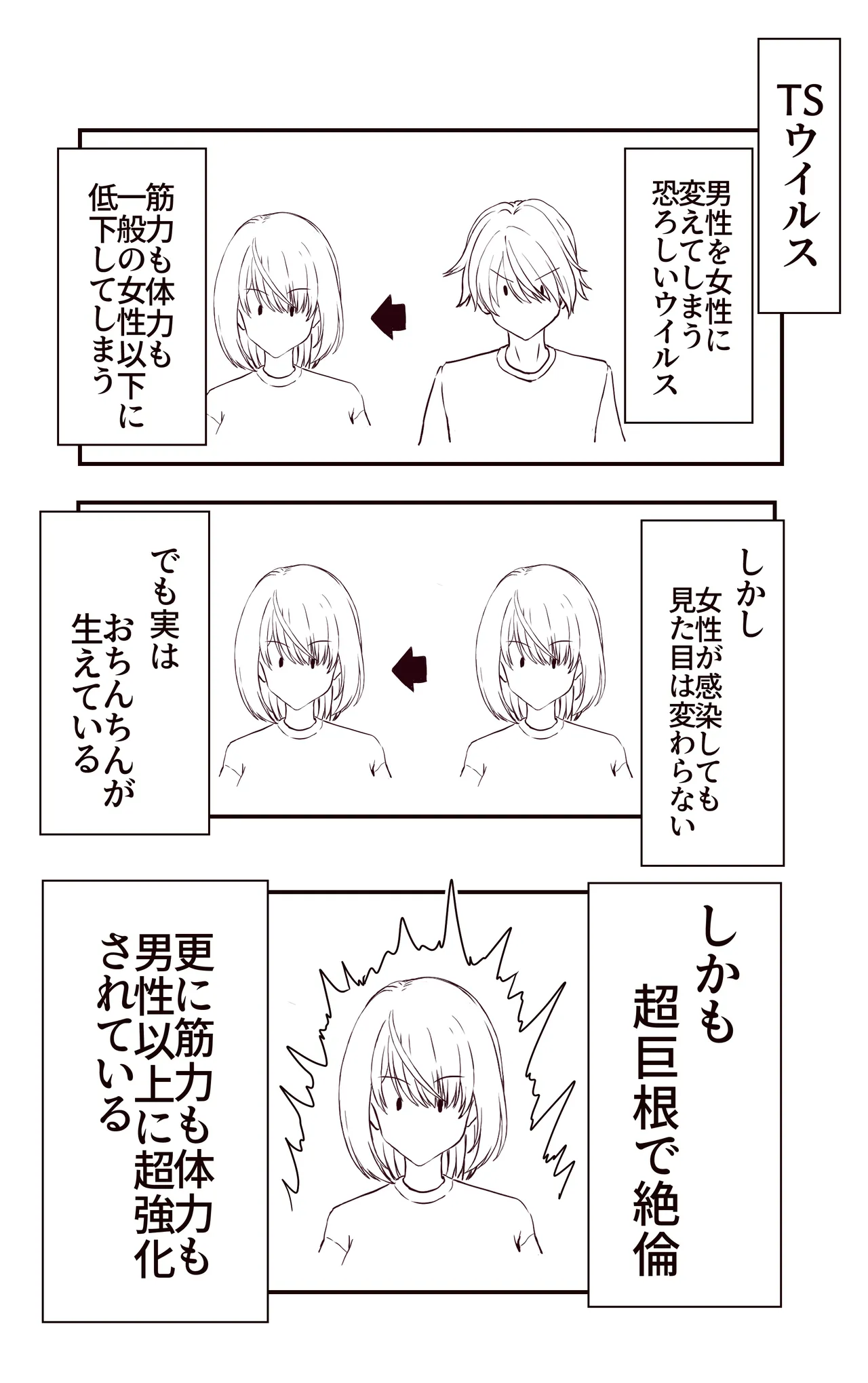 即堕ちTSっ娘と絶倫フタナリっ娘 page 4 full
