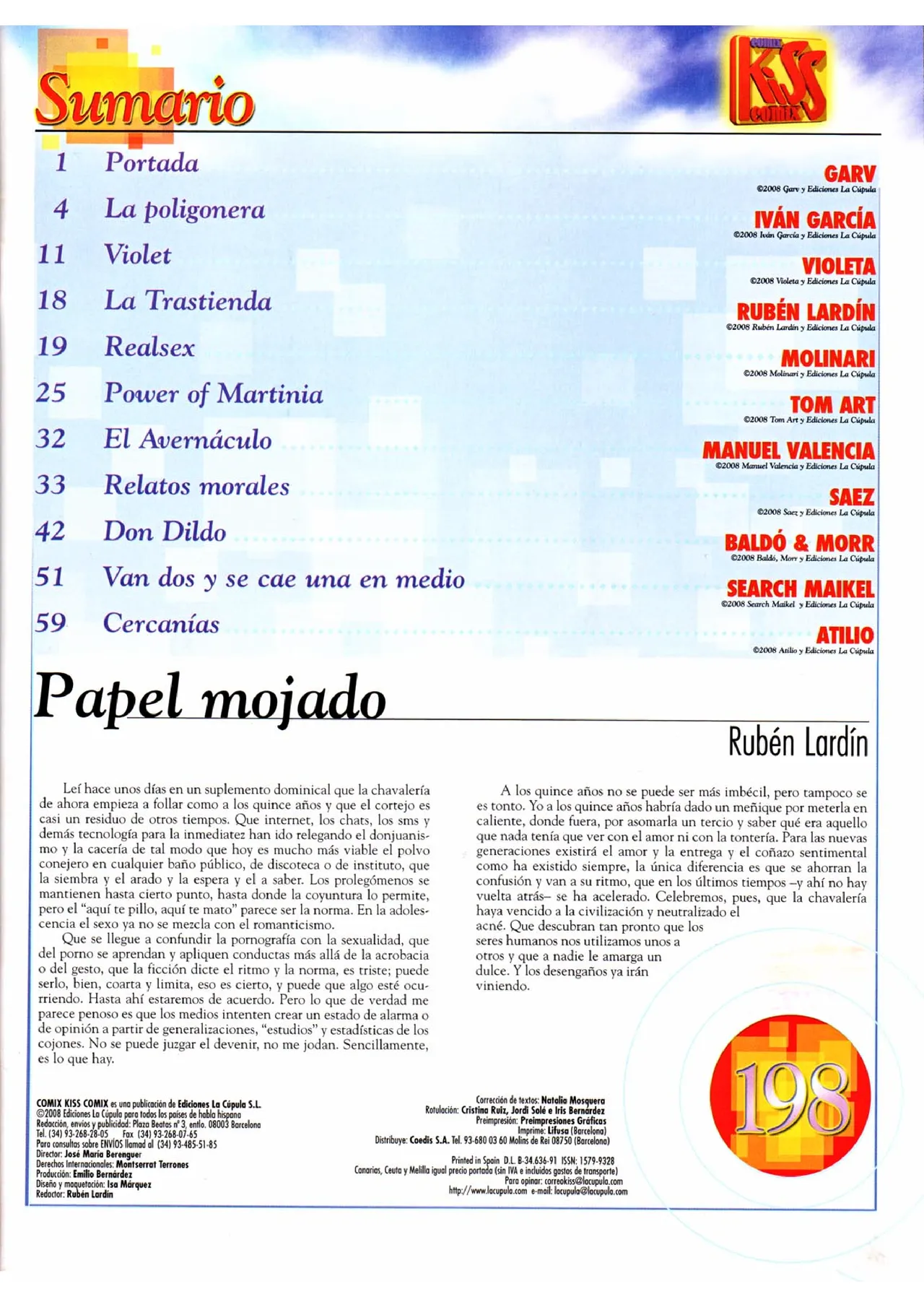 Kiss Comix #198 page 3 full