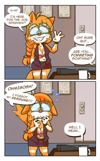 [Scott Ramsoomair (VGLewds/VGCats)] April Gets a Job cover