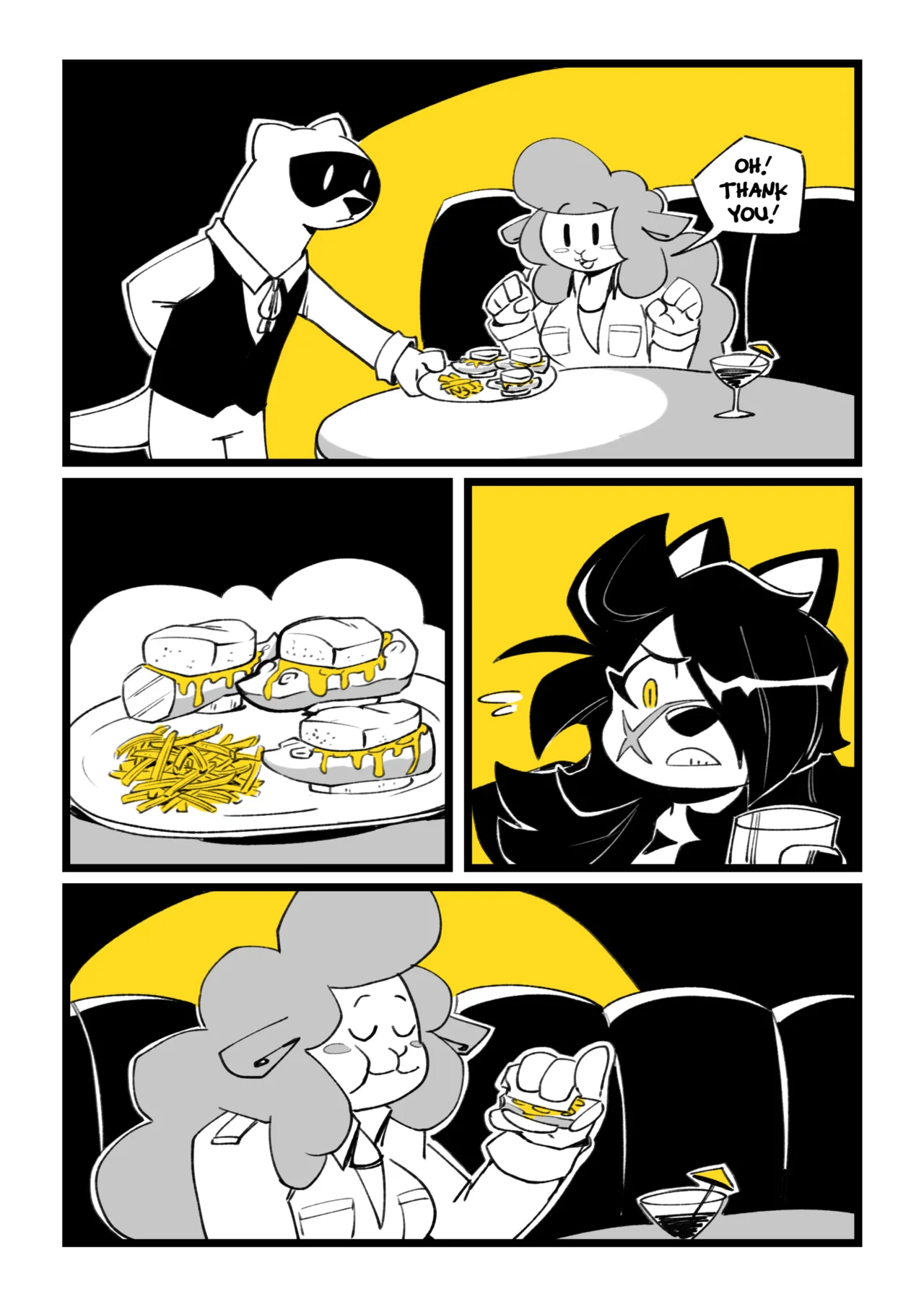Hachimitsu Blade For Hire: Chapter 2 - A Hit at the Diner page 12 full