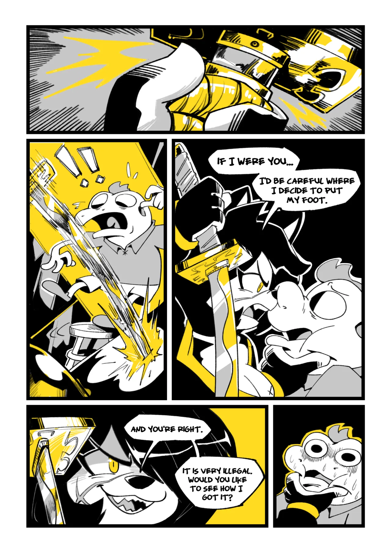 Hachimitsu Blade For Hire: Chapter 2 - A Hit at the Diner page 4 full