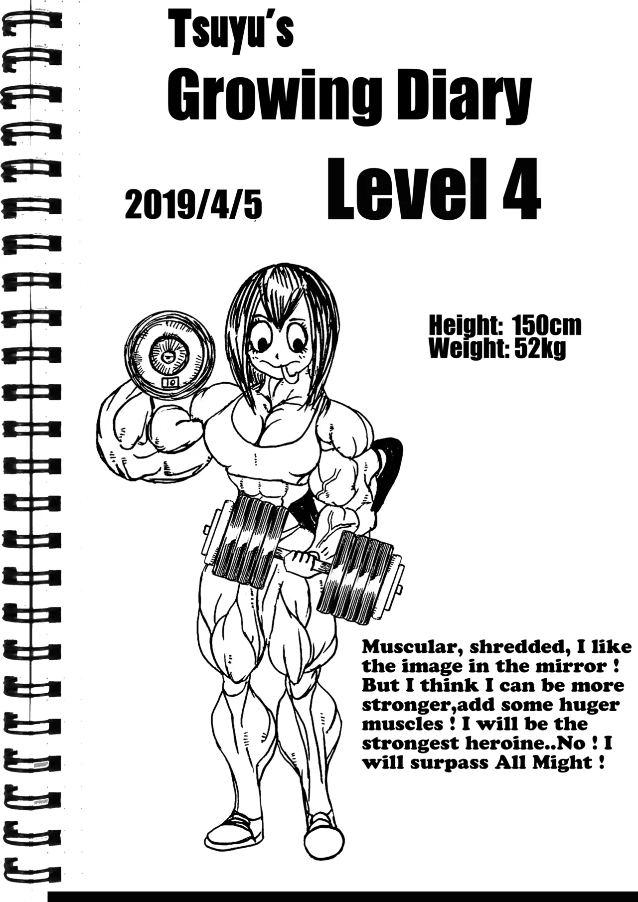 Asui Tsuyu's growing diaries page 3 full