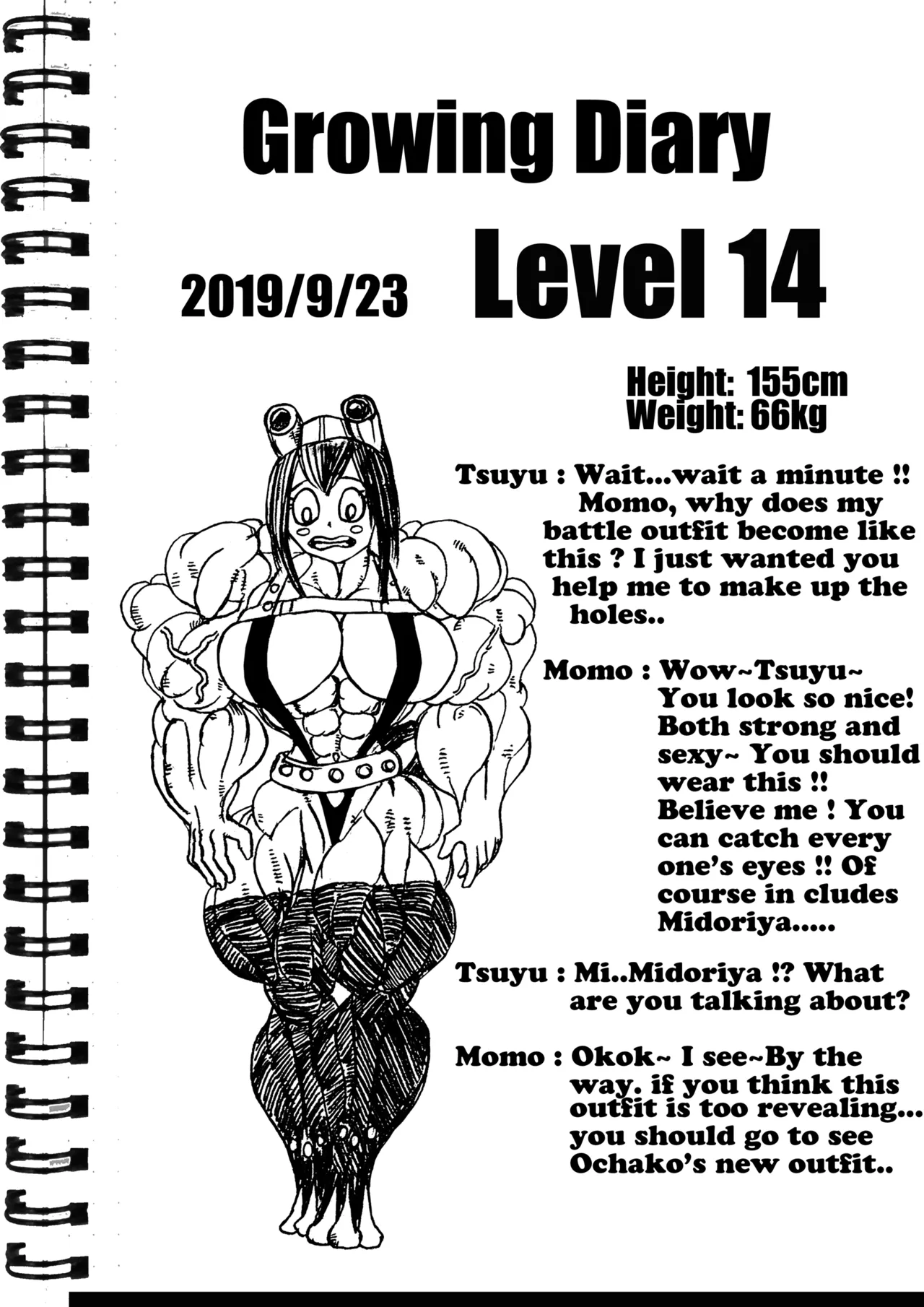 Asui Tsuyu's growing diaries page 8 full