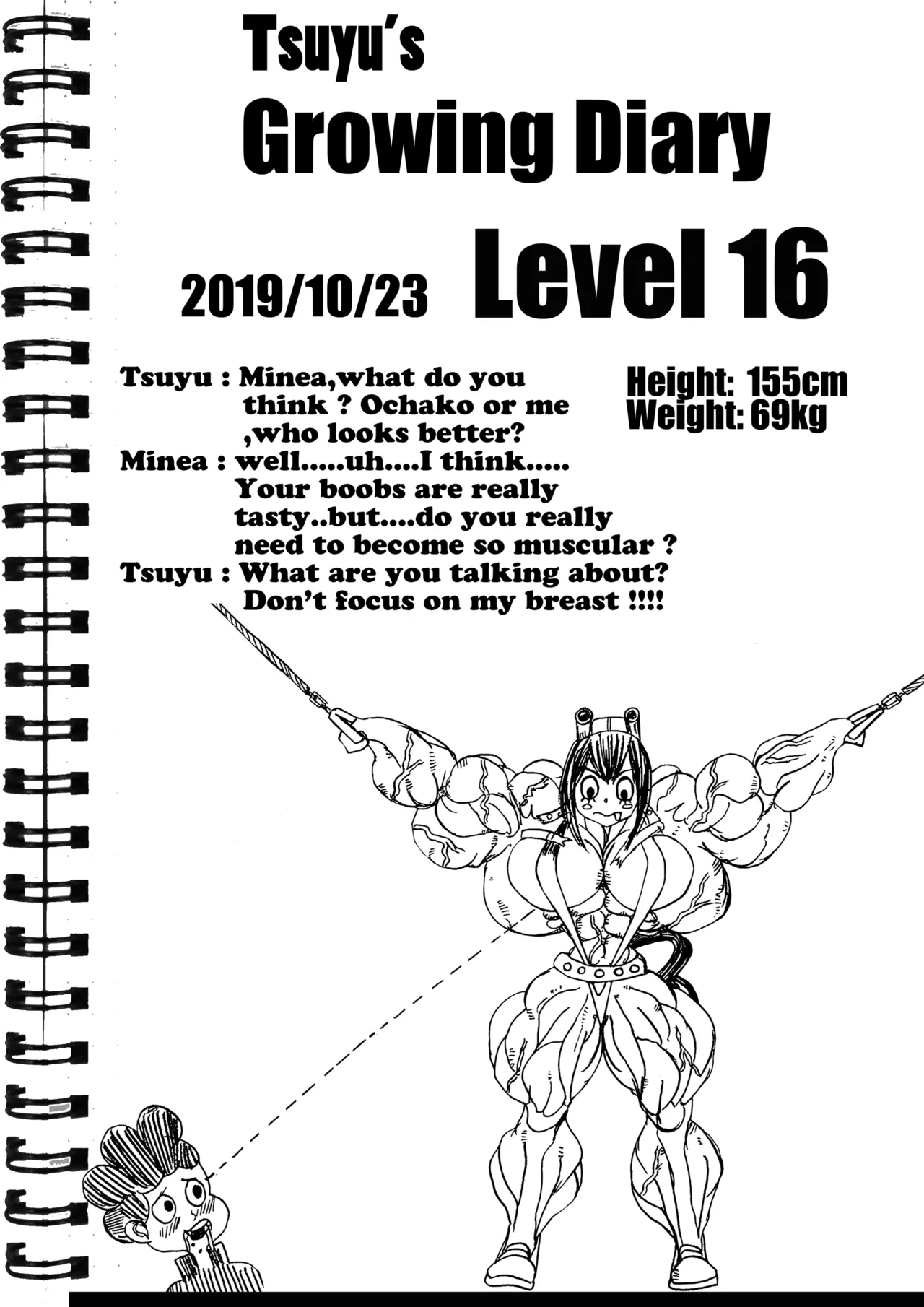 Asui Tsuyu's growing diaries page 9 full