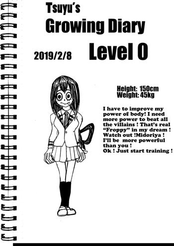 [E19700] Asui Tsuyu's growing diaries cover