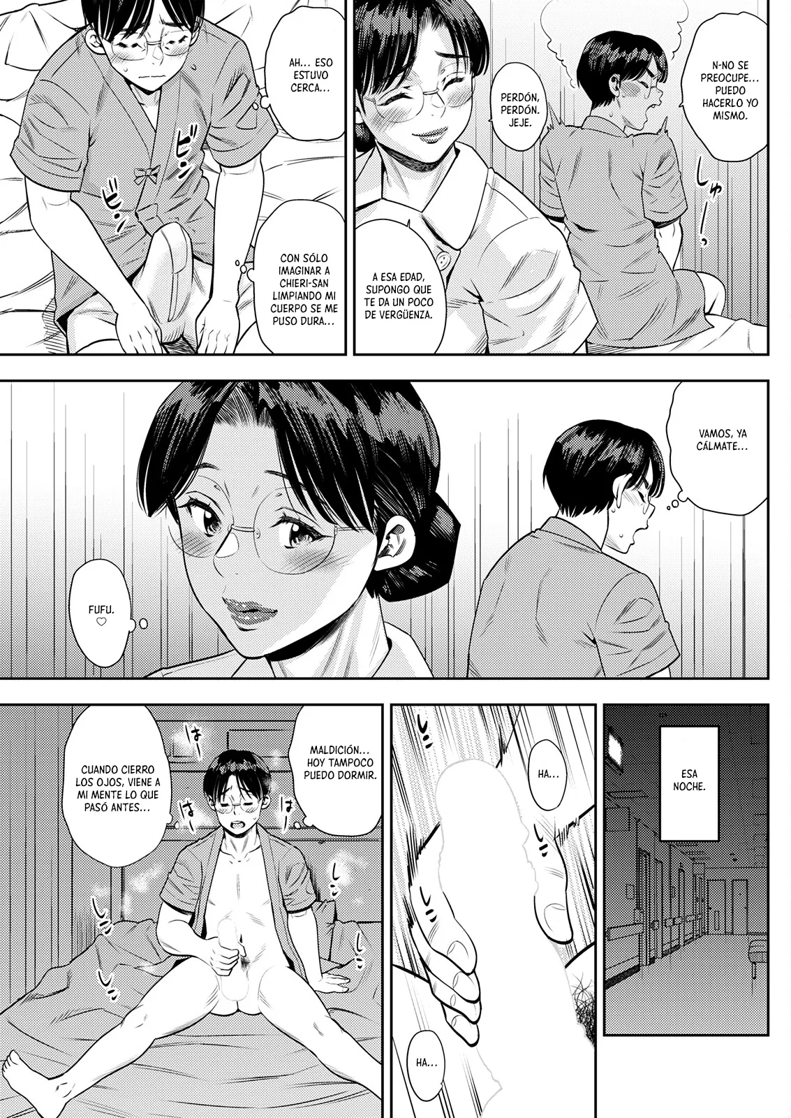 Jukujo Kankoshi Ga Mirikiteki Sugite Boku Wa Mou Dame Kamoshirenai｜La Enfermera Madura es tan Atractiva que no Puedo Resistirme page 5 full