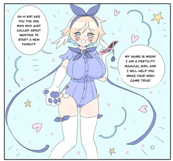 [Moon] Pregnancy process with moon (comic) cover