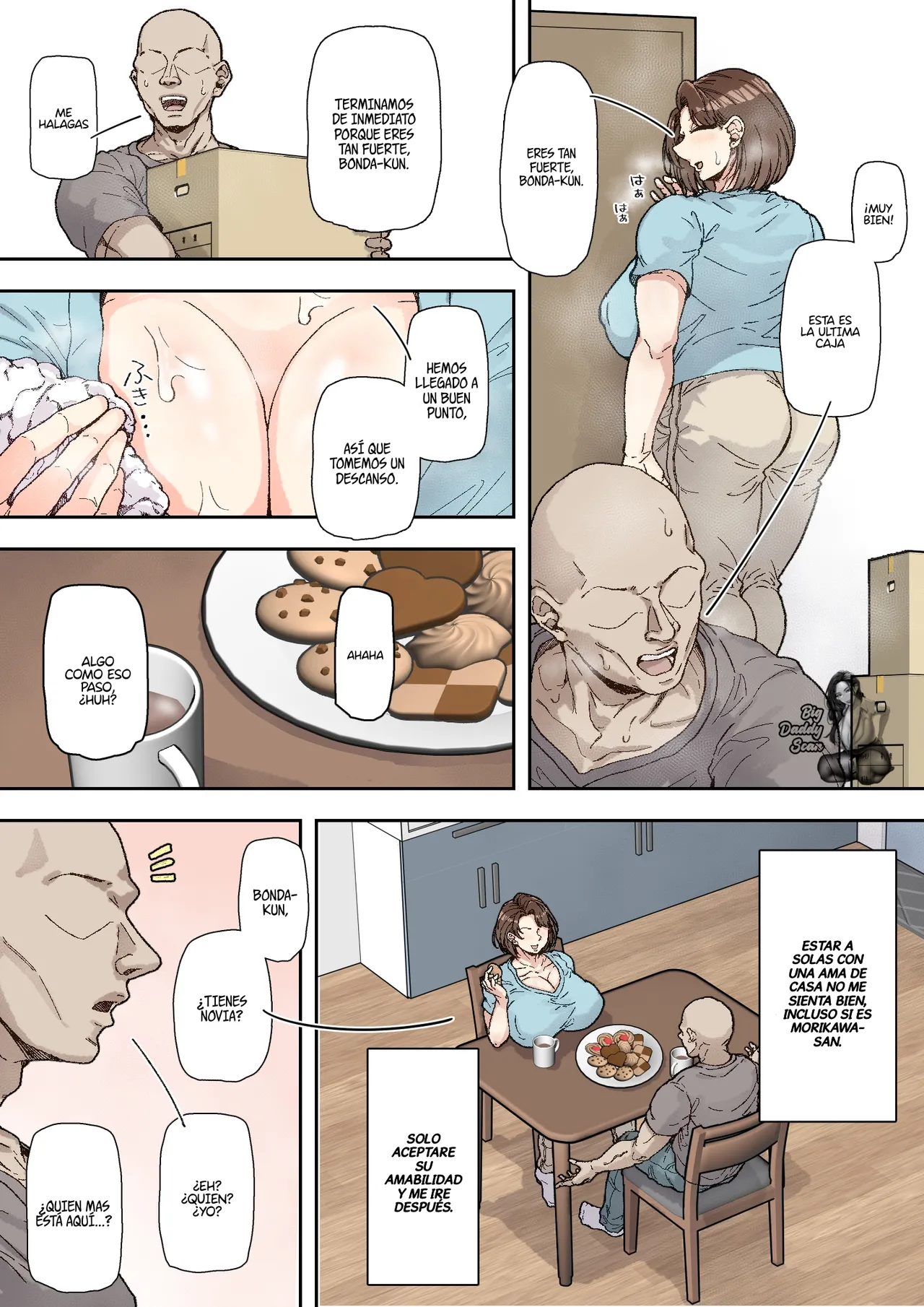 Morikawa Minako  Beit-saki no Deka Chin-kun ni Assari Kan Ochi｜Morikawa Minako  Se Enamora De La Polla De Su Companero De Trabajo De Medio Tiempo page 3 full