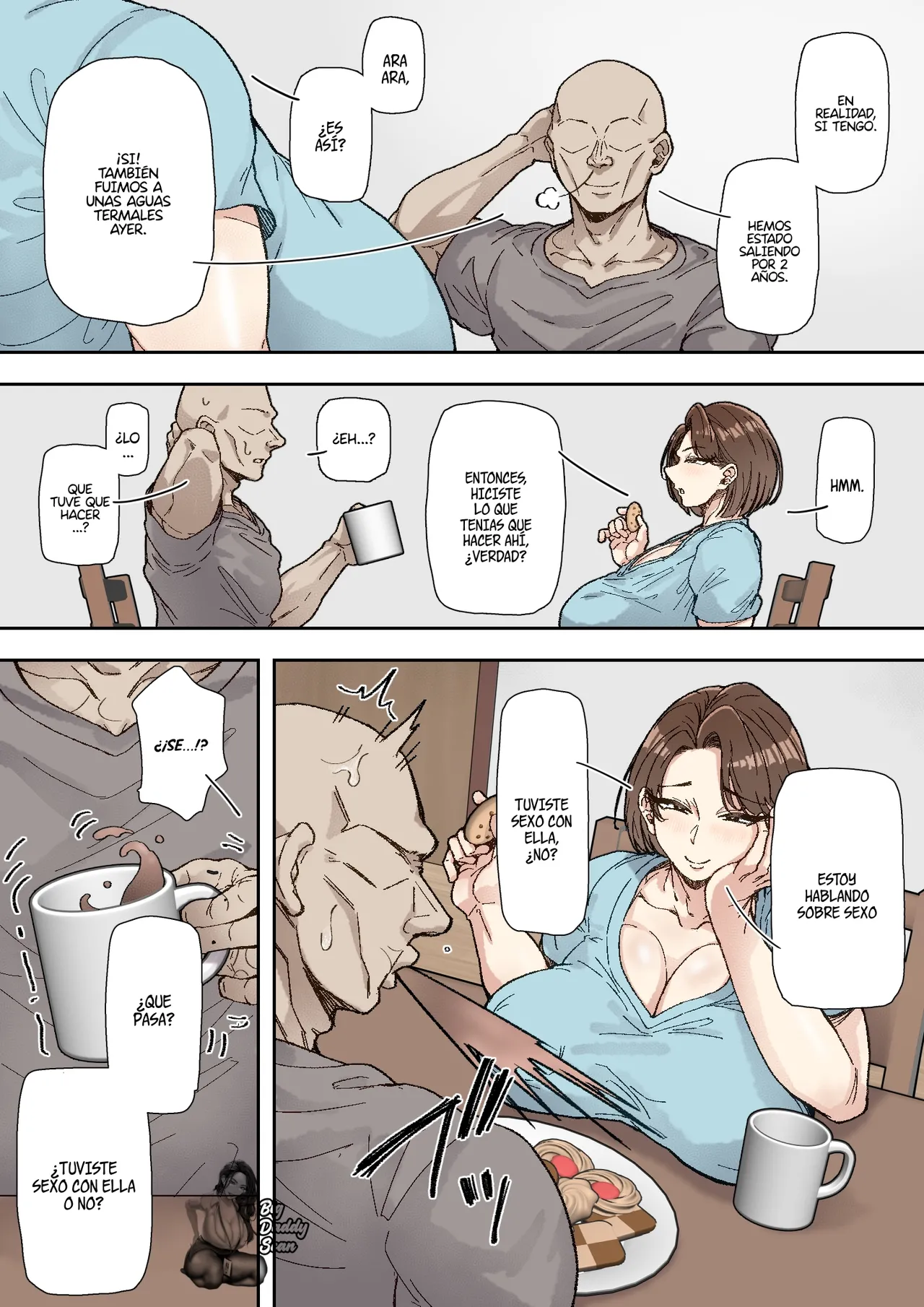 Morikawa Minako  Beit-saki no Deka Chin-kun ni Assari Kan Ochi｜Morikawa Minako  Se Enamora De La Polla De Su Companero De Trabajo De Medio Tiempo page 4 full