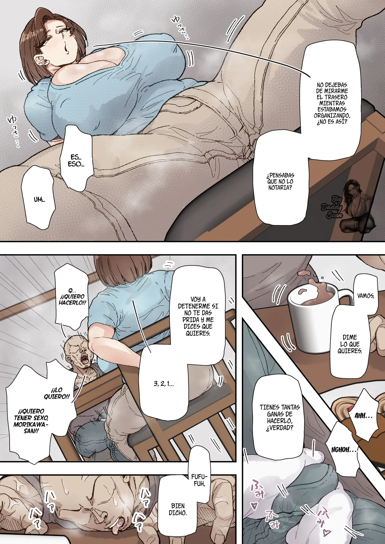 Morikawa Minako  Beit-saki no Deka Chin-kun ni Assari Kan Ochi｜Morikawa Minako  Se Enamora De La Polla De Su Companero De Trabajo De Medio Tiempo page 7 full