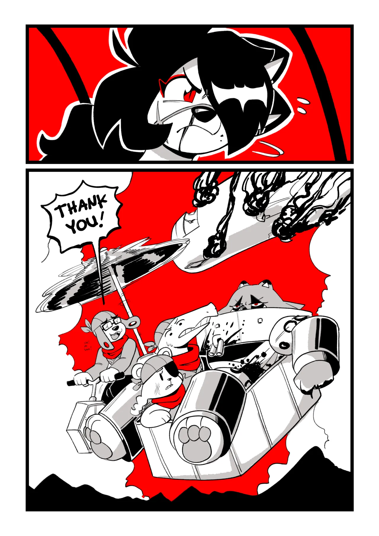 Hachimitsu: Blade for Hire: Chapter 8 - Burnin' Through The Sky page 11 full