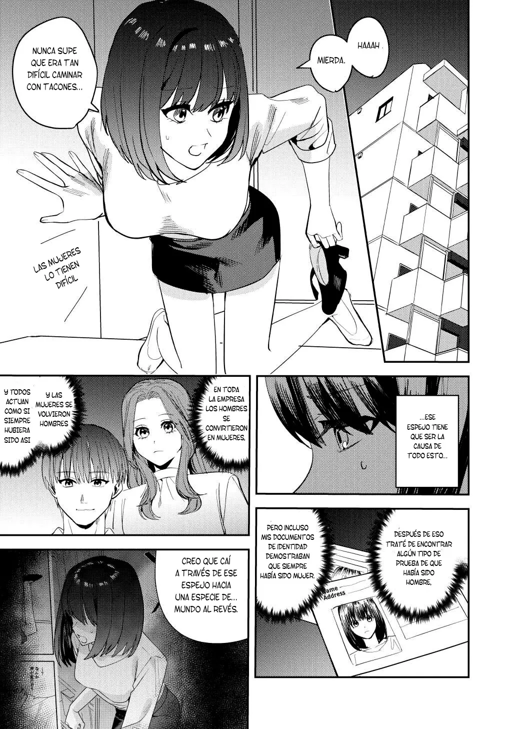 Ore wa Kagami no Kuni de Onna ni Kawaru ~Seibetsu Hanten Sekai de Onna no Kaikan o Musaboru Hanashi~ page 12 full
