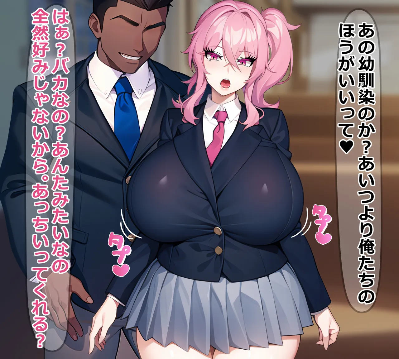 寝取られやすい爆乳幼馴染 page 12 full