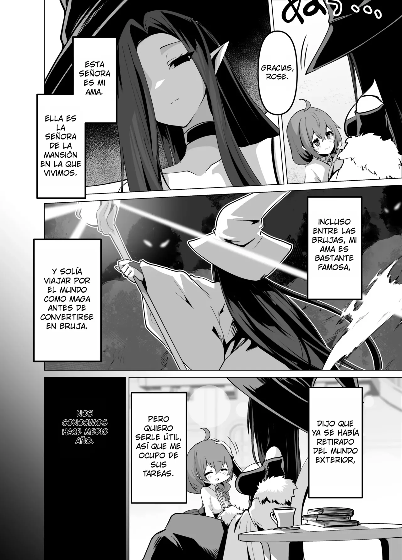 Oshishou-sama, Se~shi o Kudasai｜Maestra, Por Favor Concé~deme Tu Maná page 6 full
