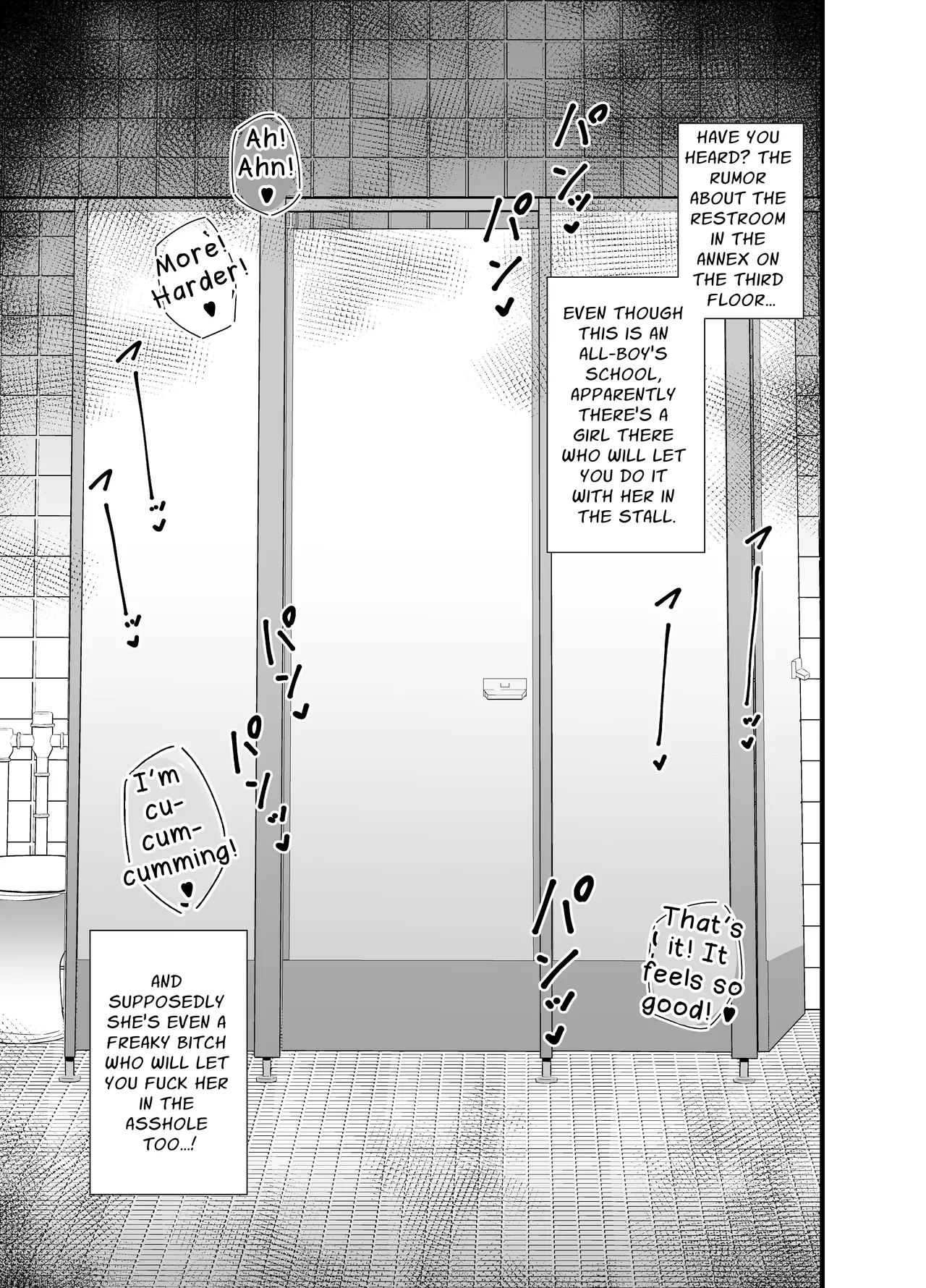 Bekkan 3-kai danshi toire no nikubenki | Cumdump Princess of the Annex Building 3rd Floor Men's Toilet page 2 full