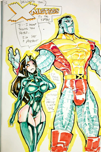 [Fred Perry] Ayane Anno X Colossus Goof Of (X-men/Gold Digger) cover