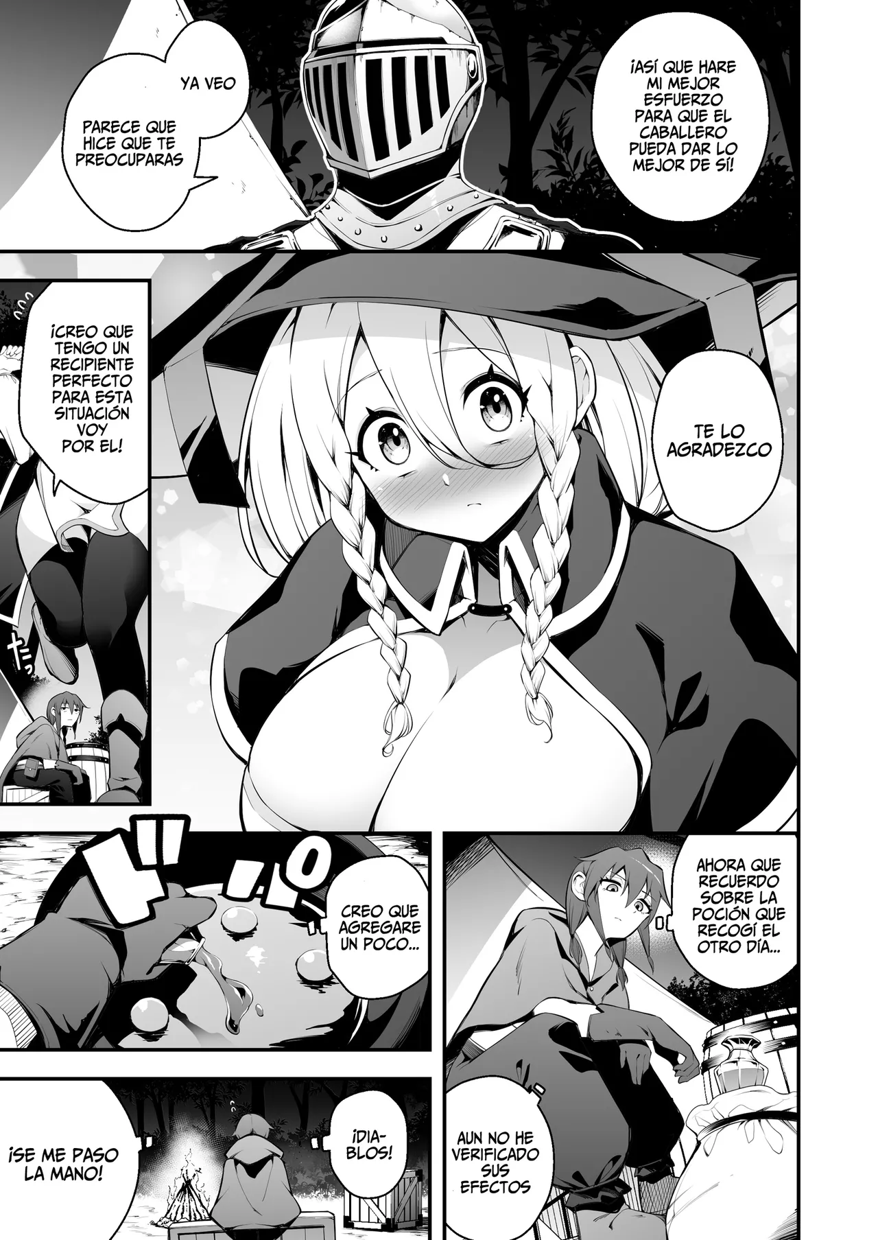 Minarai Majo to Noroi no Chinpo page 4 full