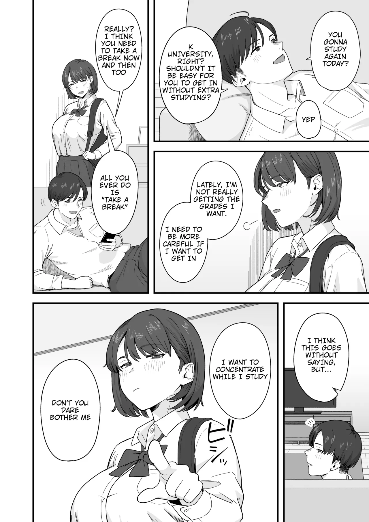 The Reluctant Sister Who Wants to Focus On Study Can't Resist Temptation From the Brother She Shares Perfect Body Compatibility With page 3 full