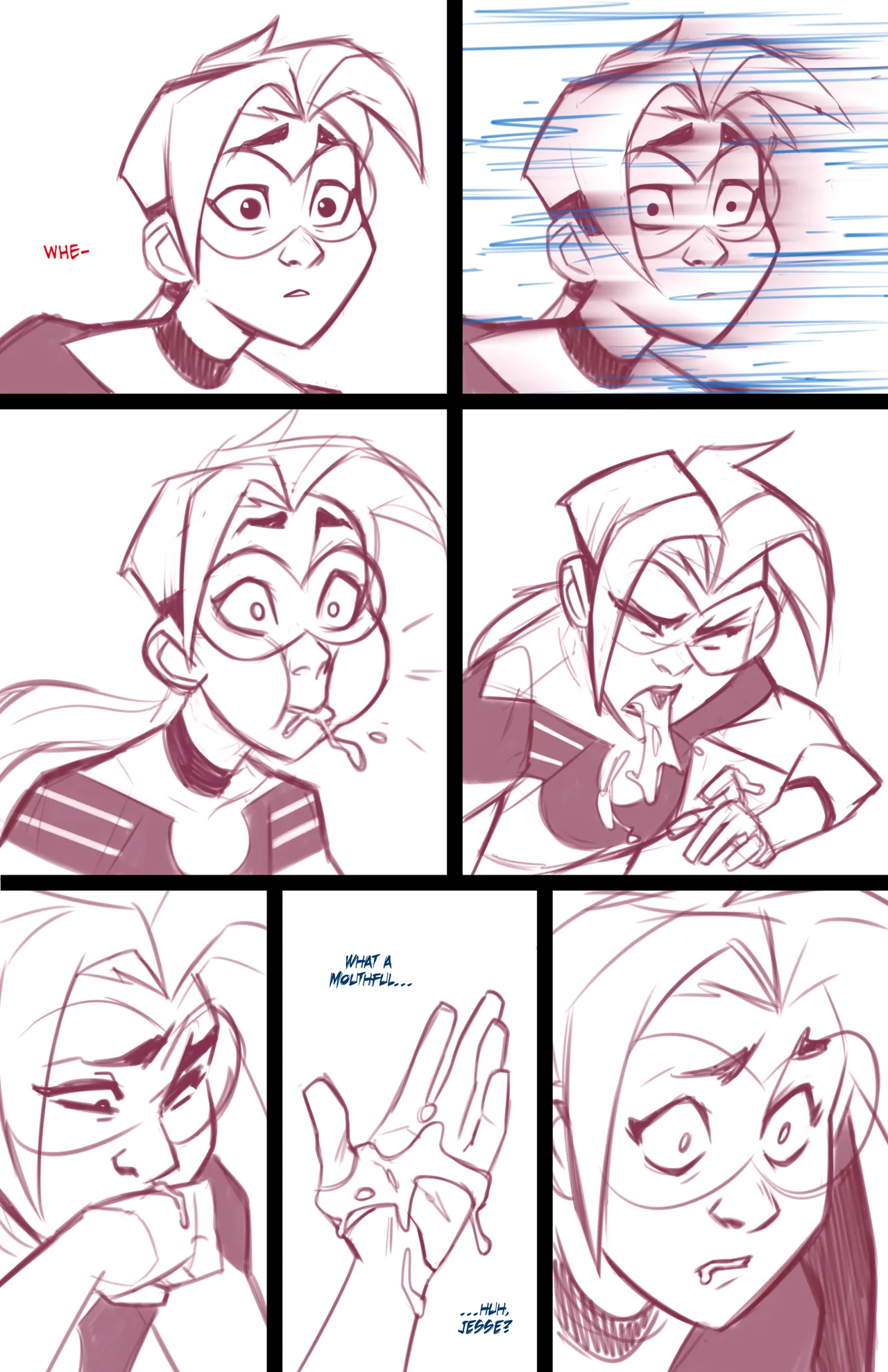 Dc Comics - Jessie Quick & Zoom page 1 full