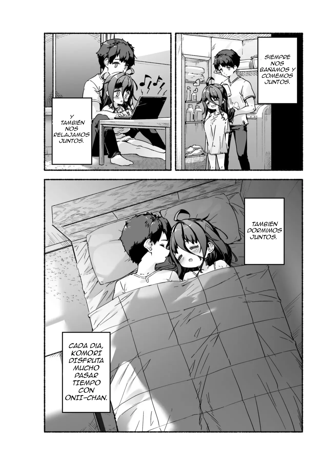 Munemori Komori no Kyoudai Seikatsu｜Munemori Komori y la Convivencia Sexual con Su Hermano -Quiero Tener Sexo con Onii-chan-｜ page 12 full
