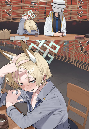 [LonkLink] I was attacked by drunk Kanna (Blue Archive) cover