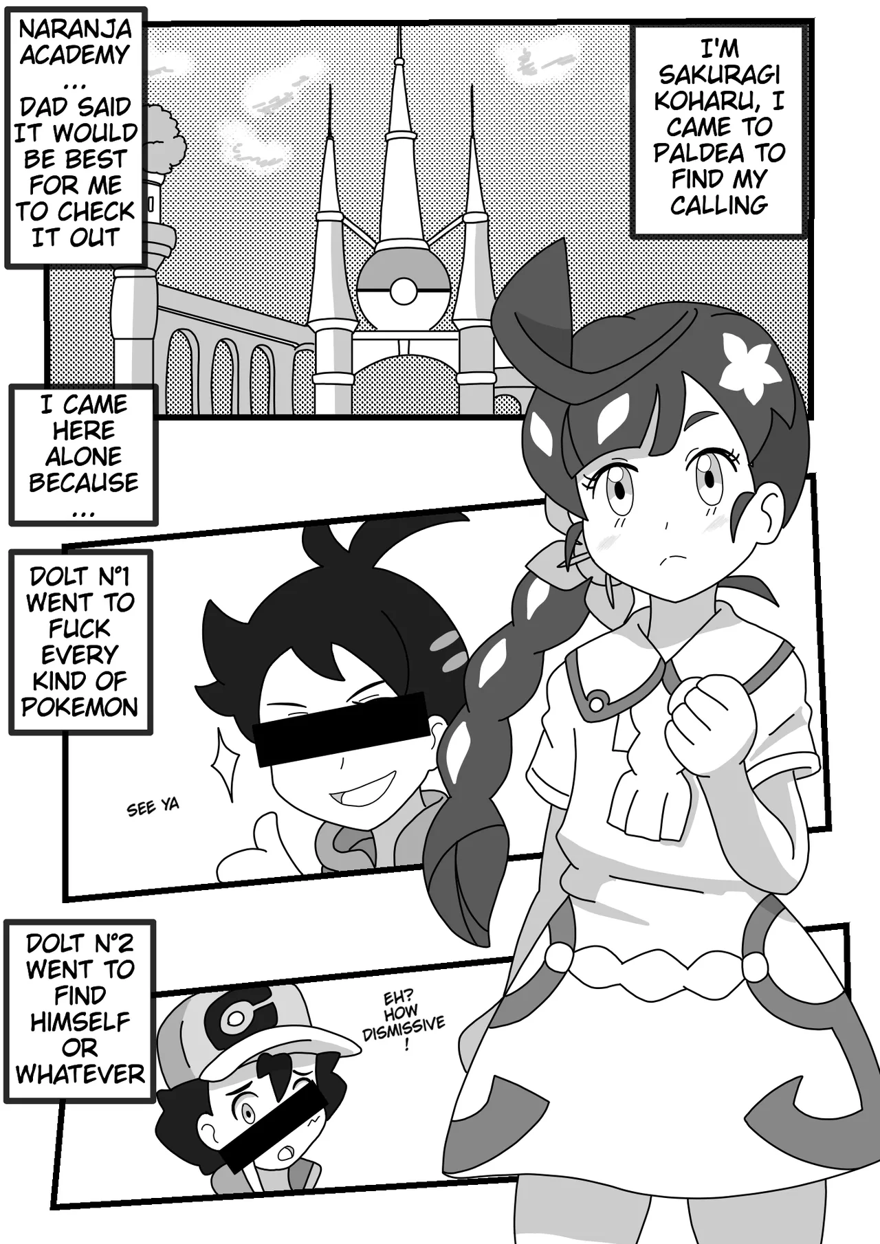 Koharu's Funny Adventures in Paldea page 1 full