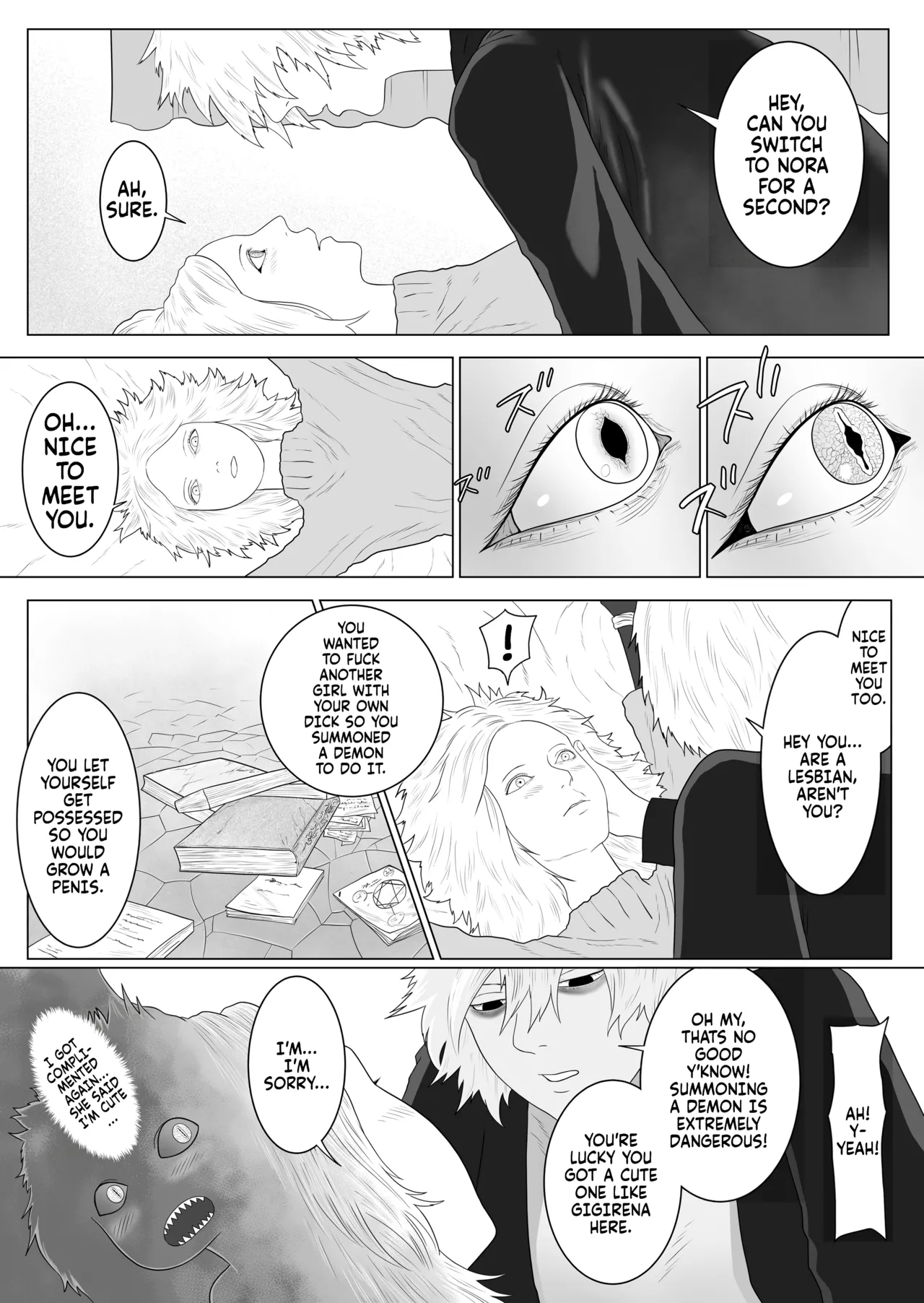 Futanari Akuma to Akuma Haraishi | The futanari demon and the exorcist page 11 full