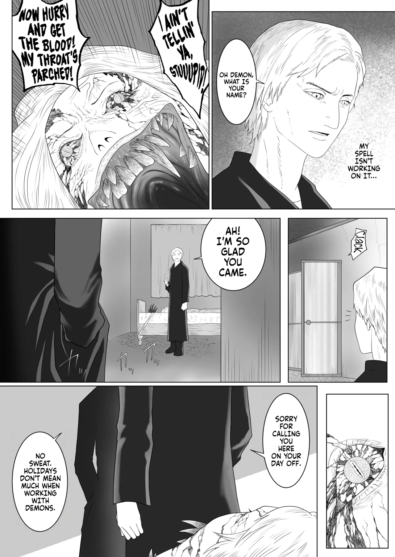 Futanari Akuma to Akuma Haraishi | The futanari demon and the exorcist page 6 full