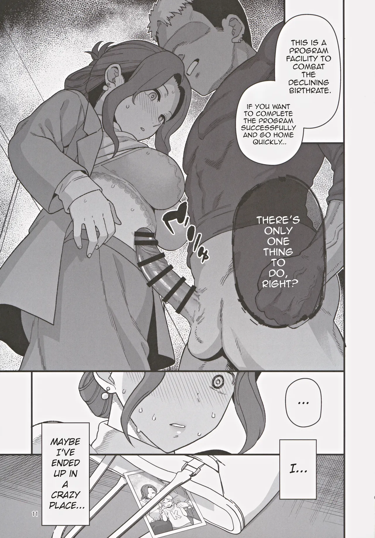 A Mother And A Stranger Male Chosen As Partners To Counter The Declining Birthrate | Shoushika Taisaku Partnership ni Erabarete Shimatta Haha to Osu page 12 full