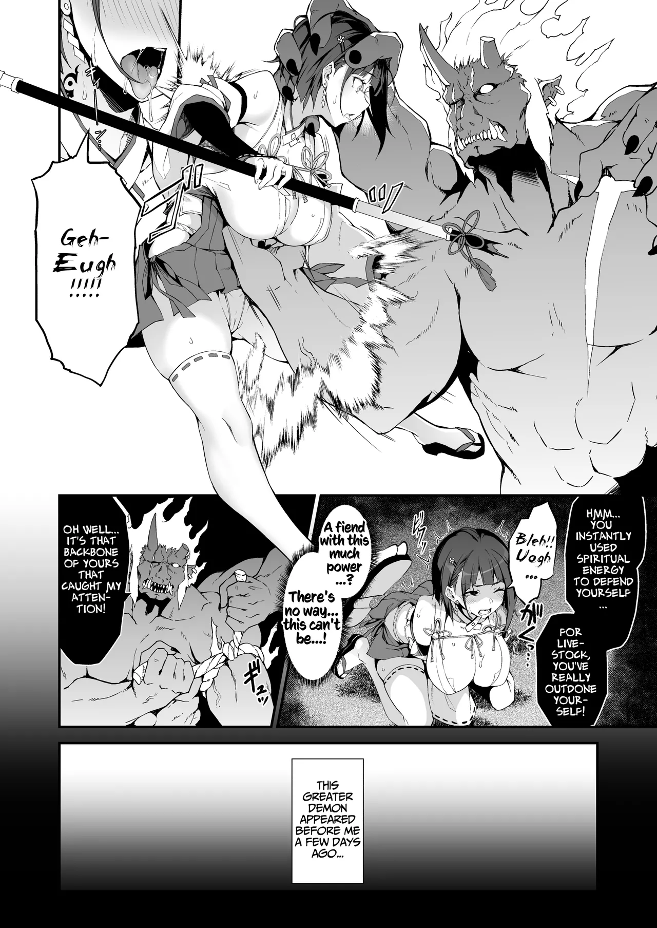 Reijoku no Ikusamiko | The Battle Shrine Maidens of Humiliating Servility page 9 full