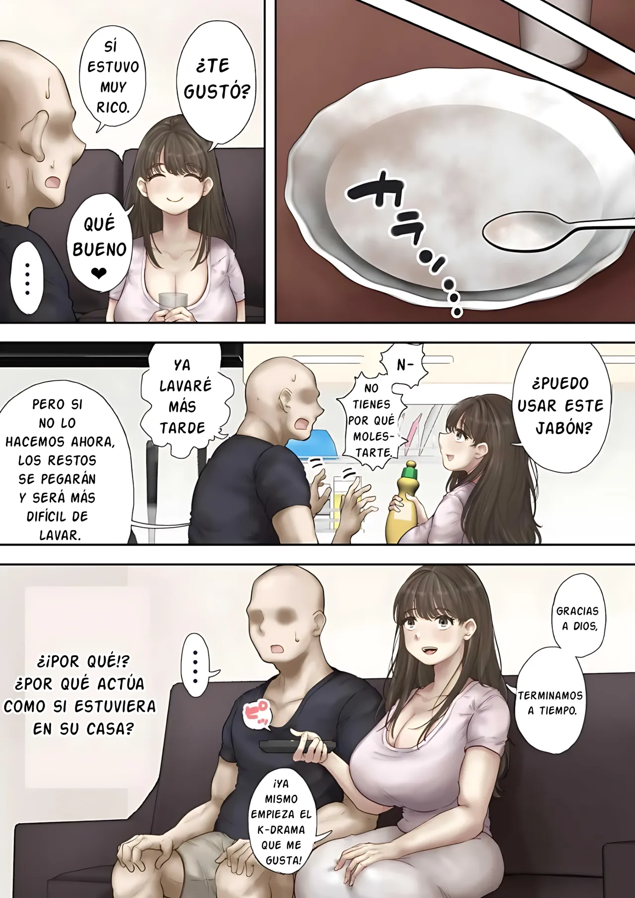 Onaji Mansion ni Sumu Onna-tachi ga Maiban Ore ni Okazu o Todoke ni Kuru Ken | Estas HERMOSURAS Que VIVEN En El Mismo Edificio Me Traen Comida Deliciosa Todas Las NOCHES page 7 full