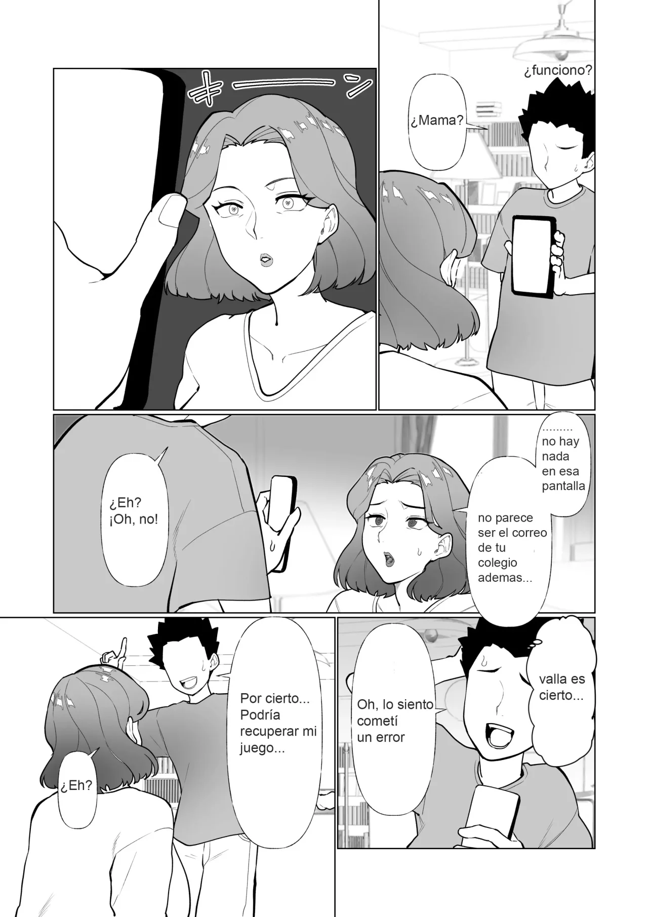 Saimin Mama, Warugaki Musuko to Issho! ｜¡Mamá Hipnotizada y el Hijo Travieso!    por ~~ Mangas  - mind control ~~ page 5 full