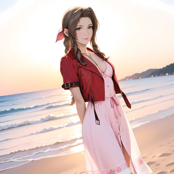 Aerith Banana Bouncer (Patreon) [AI Generated] cover