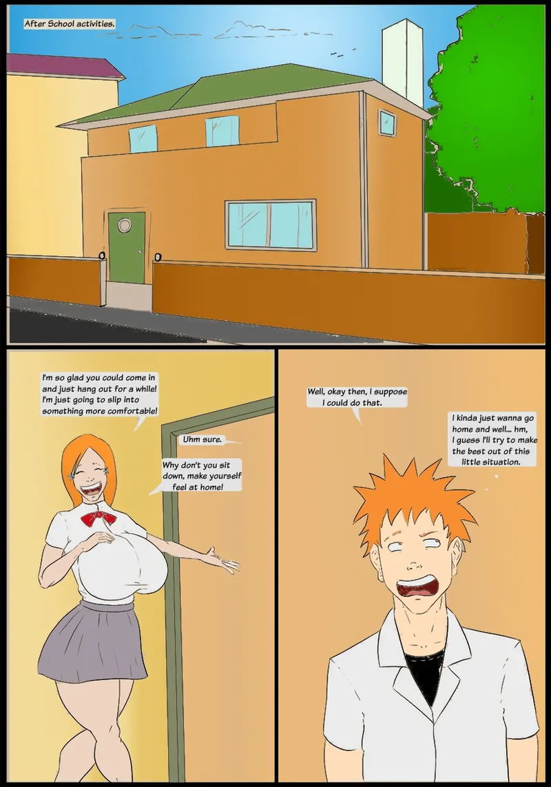 ichigo and orihime fan color page 1 full