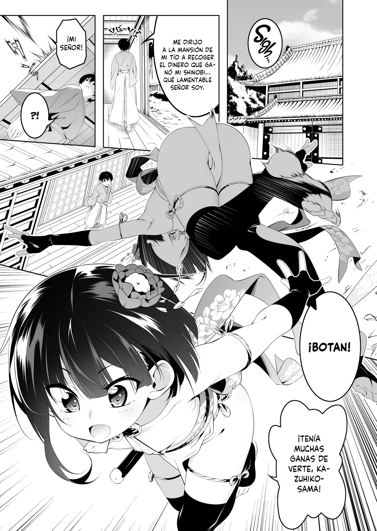 Koushoku no Chuugi Kunoichi Botan Ni | Botan, La Kunoichi Lujuriosamente Leal 2 page 2 full