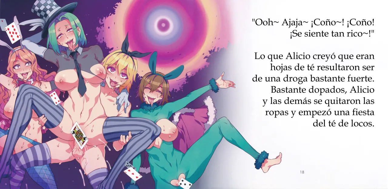 Yoiko no Sukebe Douwa Series 2 Fushidara na Kuni no Alice | Cuentos Infantiles para Niños Bien Puercos 2 ~Alicio en el País de las Macizorrillas~ page 10 full