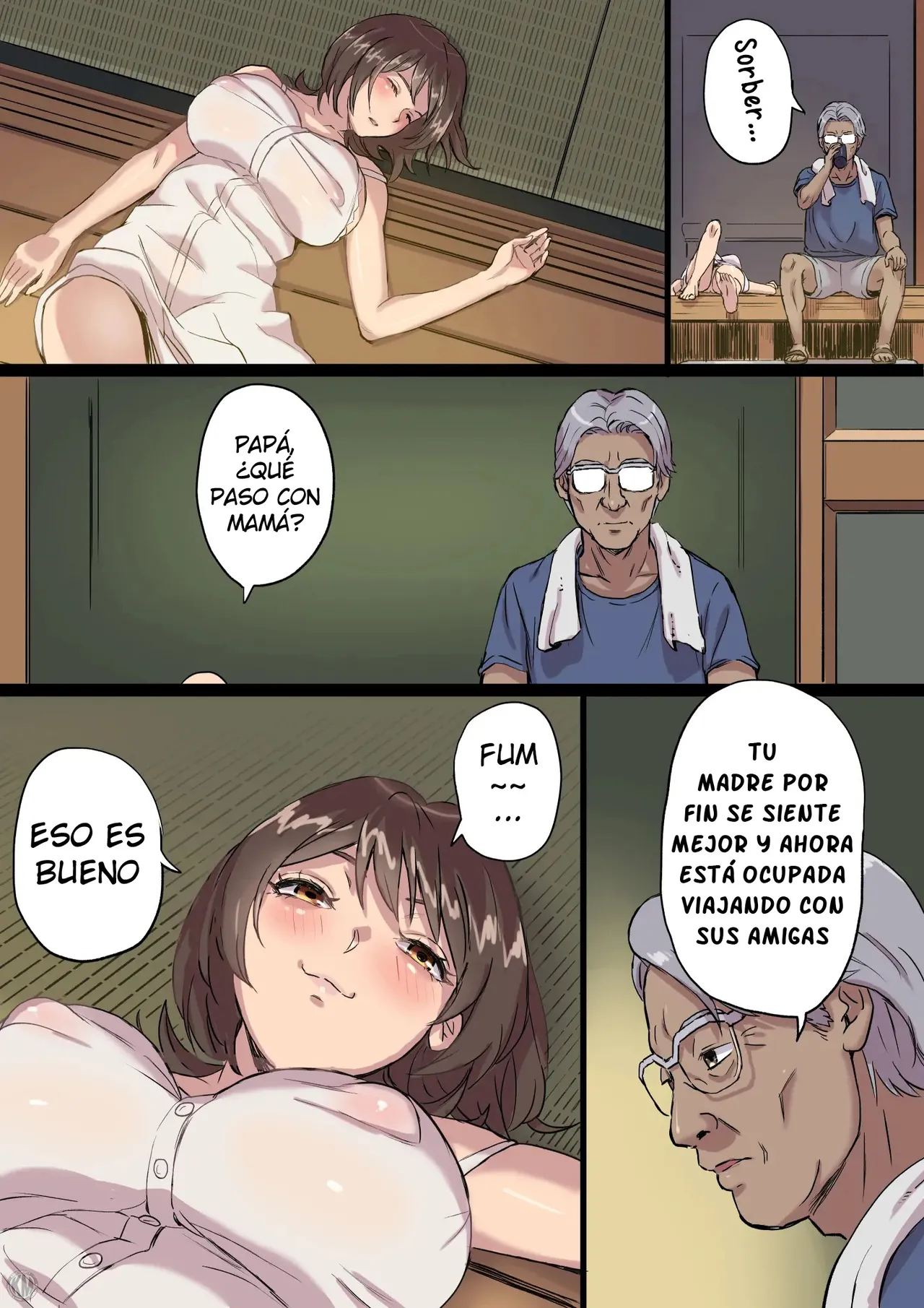 Bonyuu Shibori Papa no Koto ga Suki sugiru! Sango Kisei Musume｜¡Hija que Ama a su Papá, Quien le Exprime Leche Materna! Regresó a Casa Despues de Dar a Luz page 8 full